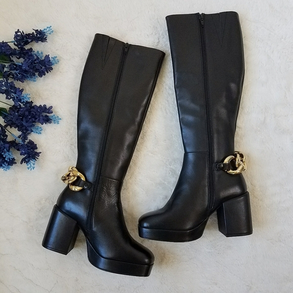 Seychelles No Love Lost Chain Tall Boots - Picture 3 of 13